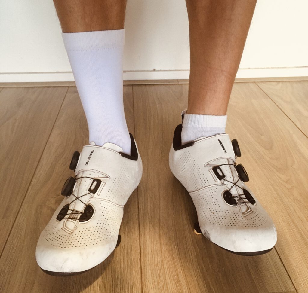 hoge of lage fietssokken