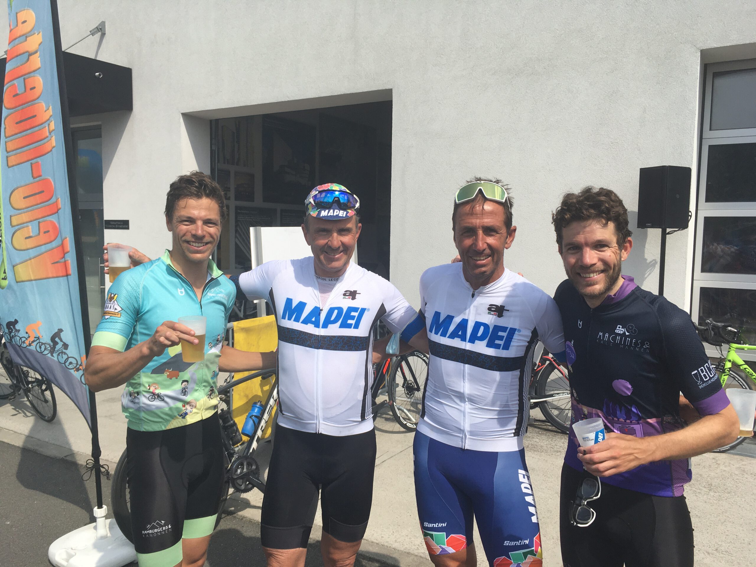 Fietsen met Tafi en De Leeuw van Vlaanderen