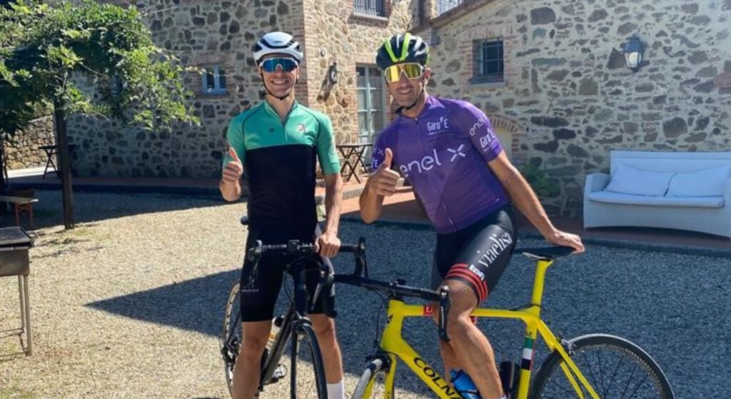 Garikai samen met Andrea Tafi in Toscane